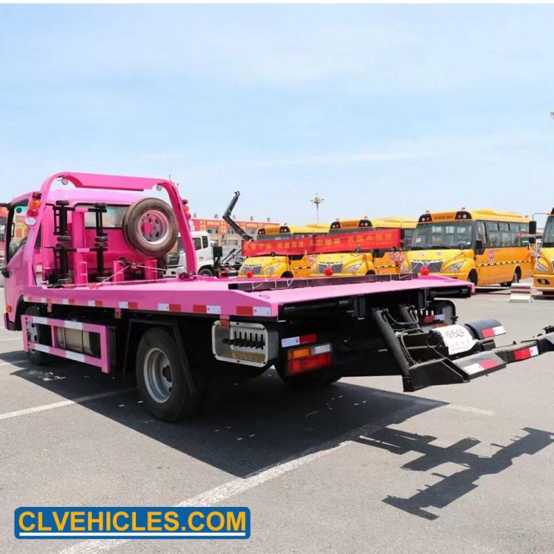 Light Duty 4t Tilt Slide Bed Wrecker Recovery Tow Truck