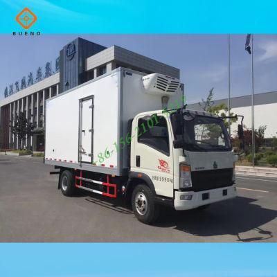 Sinotruk HOWO 4X2 Euro4 Left Hand Drive Refrigerated Vaccine Frozen Truck