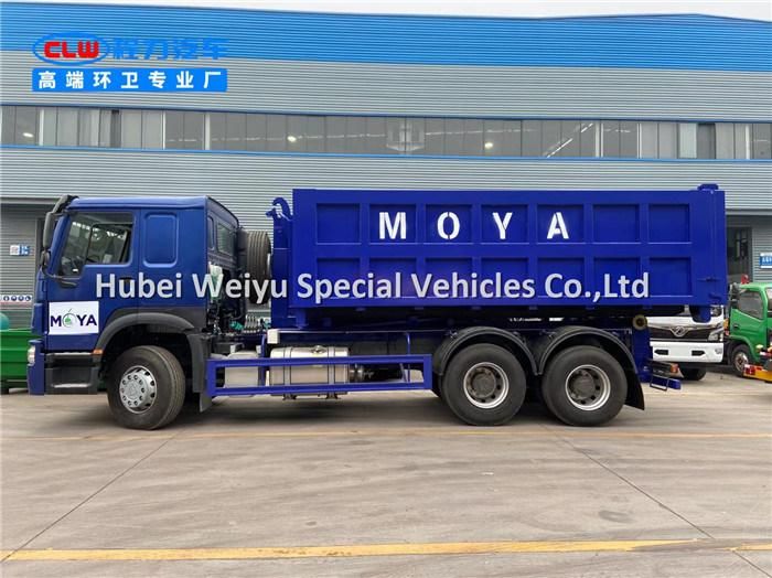 20m3 Roll Containers Hooklift Trucks Hydraulic Arm Hook Lift Garbage Truck for Urban Sanitation