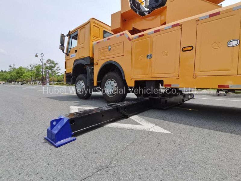 Shacman F3000 50tons Crane and Towing Truck for Urban Violation Malfunction Vehicles Heavy Duty Wrecker Truck