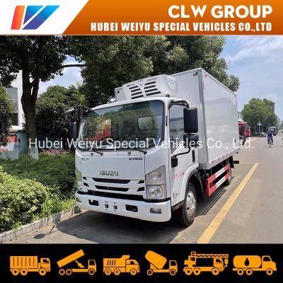 5tons 6tons Freezer Van Truck for Frozen Food Meat Fish Transport Refrigerated Truck