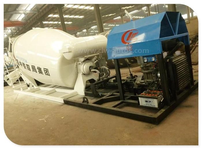 Customized 6/8/10/12m3 Concrete/Cement Mixer Tank Drum Truck Upper Body SKD Roller Mixing Machine