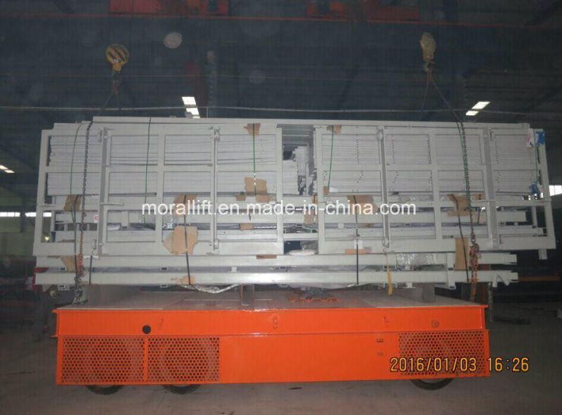 Wheel Type No Railway Flat Bed Industrial Transfer Trolley (KPX)