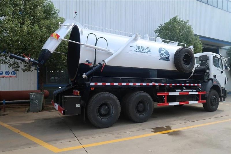 Beiben North Benz 8cbm to 12cbm Cubic Meter Vacuum Sewage Suction Truck Septic Tanker Truck Based on Mercedes Benz Technology
