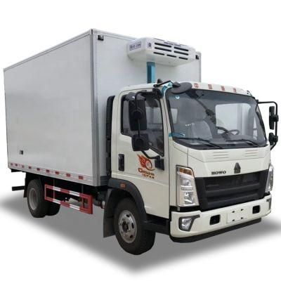 Made in China Sinotruk HOWO Light Small Van Refrigerated Medical Waste Transfer Truck