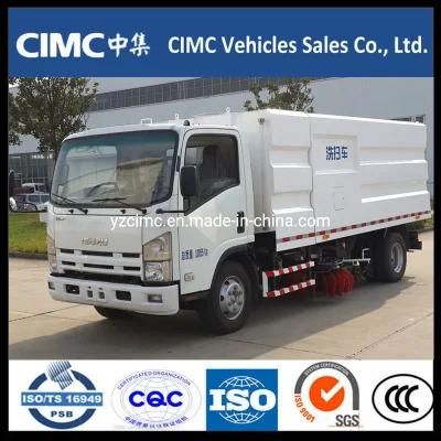 Isuzu Nqr Road Sweeper Cleaner Sweeping Washer Airport Cleaning Truck 3m3 5cbm 8m3 8ton