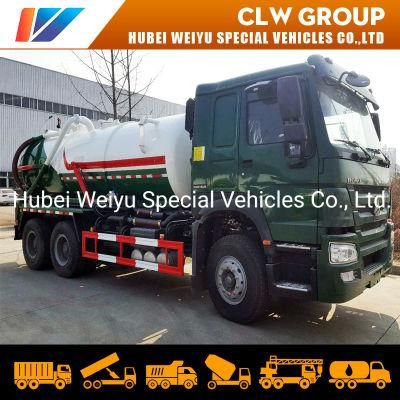 Exported to Vietnam 18000liters/18cbm 6*4 Steel Suction Sewage Truck Fecal Suction Truck