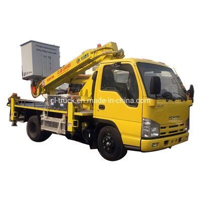 Isuzu 100p 16m 18m 20m Telescopic Arm High Aerial Altitude Working Truck