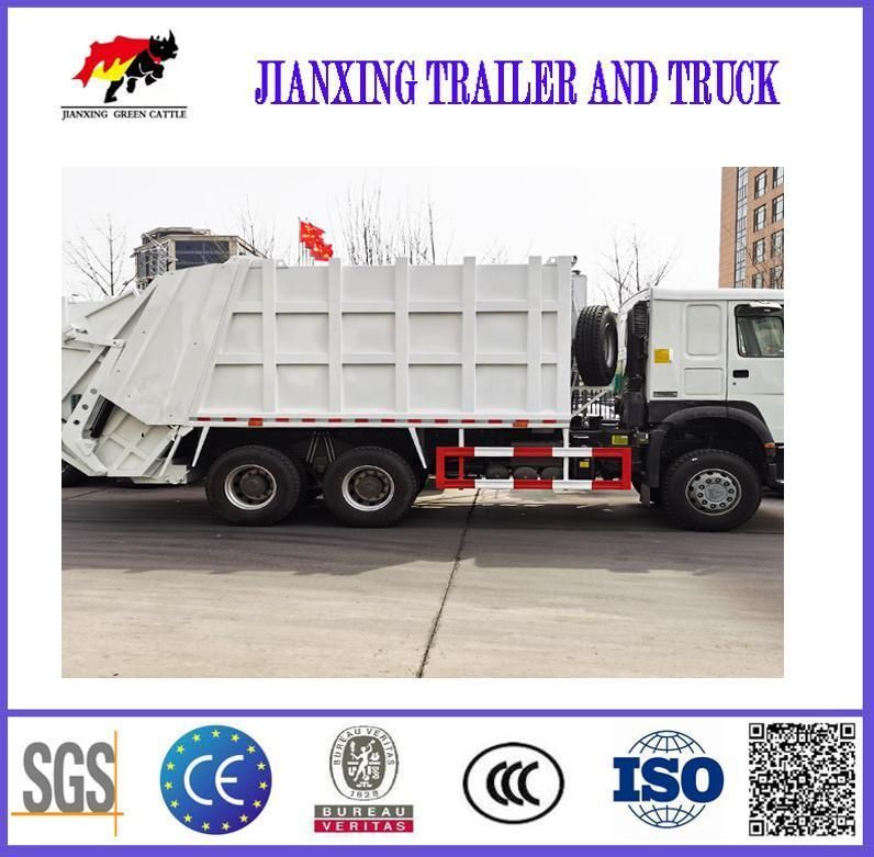 Sinotruk HOWO 6X4 Heavy Duty Compressed Garbage Collection Truck 371HP