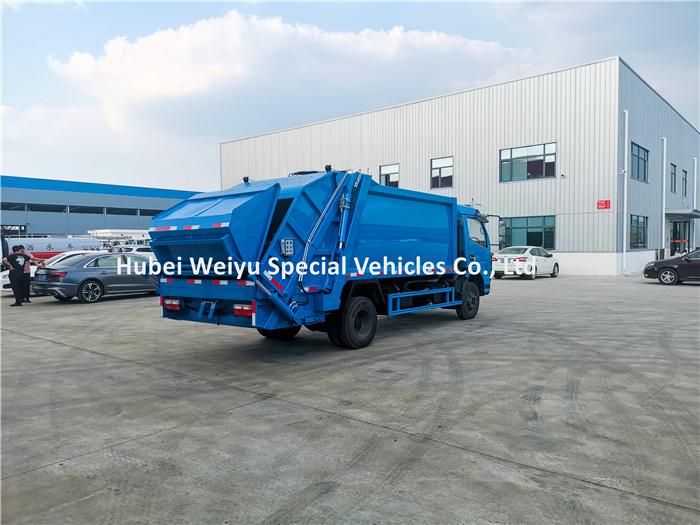 4tons Rear Loader Garbage Collection Vehicle Dongfeng 4cbm Garbage Compactor Truck