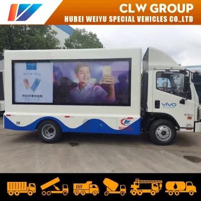 China Clw Group LED Public Activity Mobile Display Truck P3 P4 P5 P6 Outdoor Displaying 3-Sides Screen Mobile Advertising Truck
