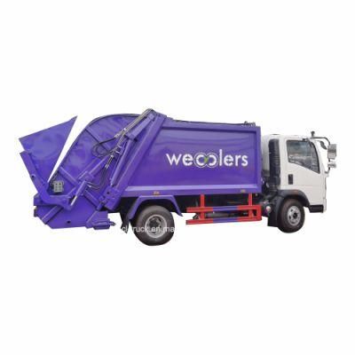 HOWO 4X2 Type 4m3 5m3 6m3 7m3 China Garbage Truck with Compactor