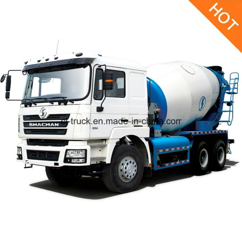 Shacman F3000 F2000 M3000 Euro3 Euro4 Euro5 Mobile Diesel and CNG 8m3 9m3 10m3 Concrete Mixer Truck Price for Sales