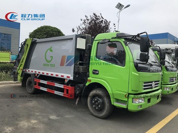 Chinese Popular 5cbm 7cbm 8cbm Compactor Garbage Truck for Sale