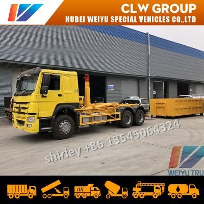 HOWO 18tons 20 Cubic Meters Waste Rubbish Trash Garbage Treatment Recycling Garbage Disposal Truck for Tanzania