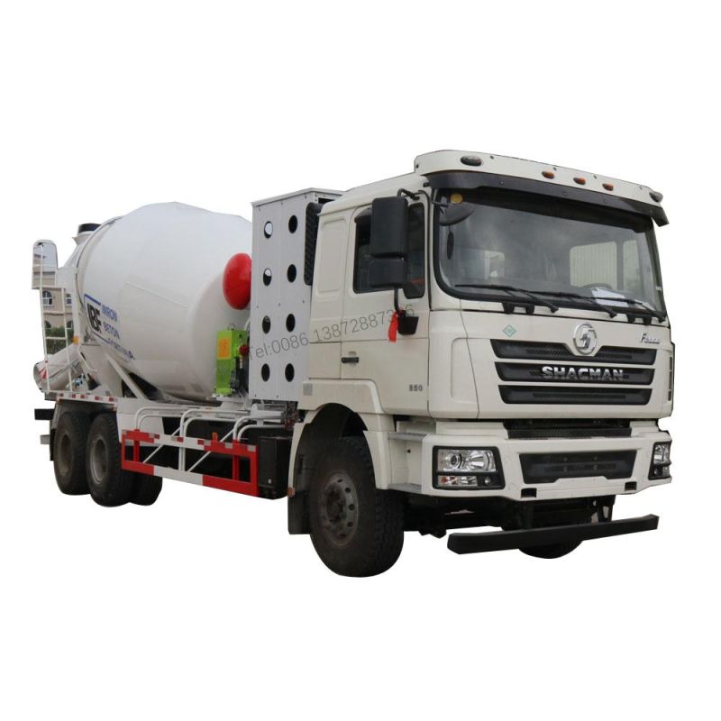 Shacman F3000 F2000 M3000 Euro3 Euro4 Euro5 Mobile Diesel and CNG 8m3 9m3 10m3 Concrete Mixer Truck Price for Sales