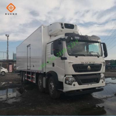 Sinotruk HOWO 8*4 Left Hand Driving LHD Euro3 20 Tons Freezer Truck