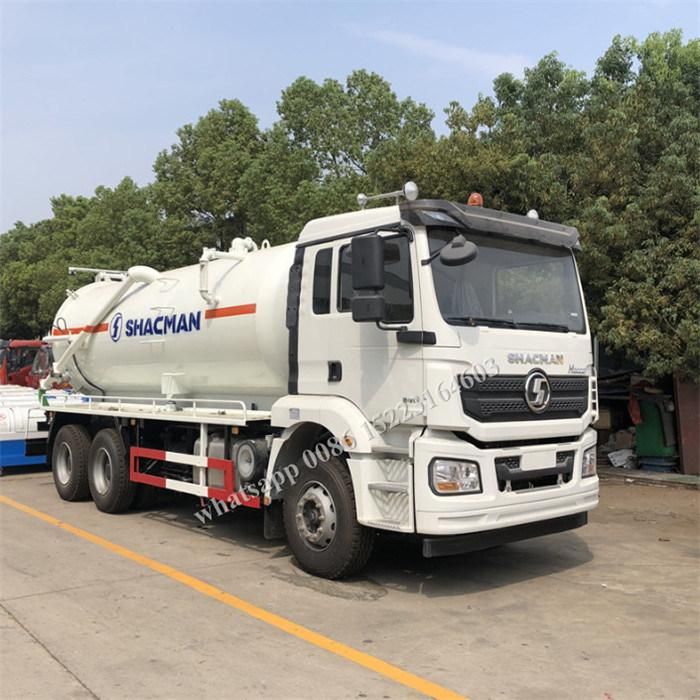 Shacman 16m3 18m3 Vacuum Tank 16000litres 18000litres Sewage Suction Cleaning Sewer Truck
