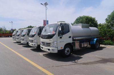 Foton Aumark 5m3 Stainless Steel Water Truck in Stock 2020 Year