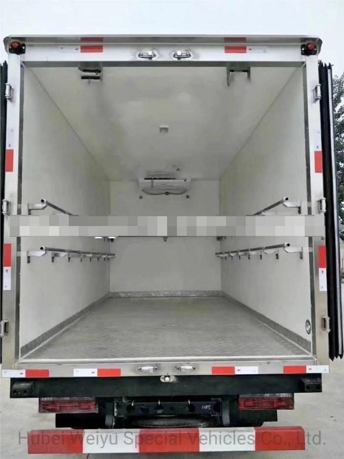 Hot Sale China 3 Tons Frozen Fish/Meat/Food Transport Delivery Refrigerated Vehicles Freezer Refrigerator Van Truck