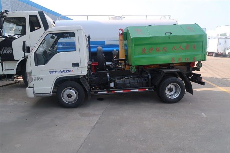 Foton Forland Hook Lift Container Mini 3tons Side Loader Garbage Truck