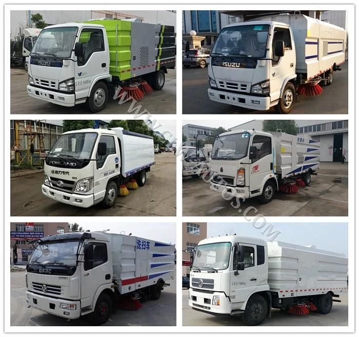 Dongfeng 8m3 9m3 Vacuum Road Sweeper Truck with Snow Shovel