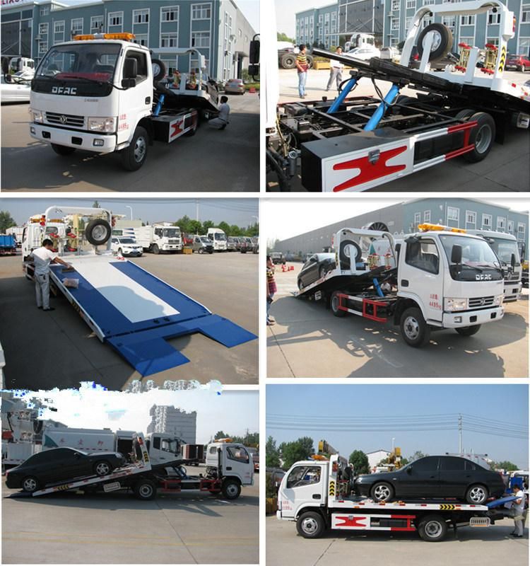 Dongfeng Frika 3 Ton 6 Wheels Small Wrecker Tow Trucks for Sale