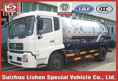 4X2 Dongfeng Fecal Suction Tanker Truck 4000-12, 000L