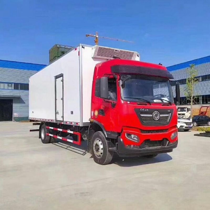 Dongfeng Tianjin High-End 15 Tons Frozen /Fresh Goods Transport Truck 4X2 Refrigerated Van Truck Mobile Freezer Truck