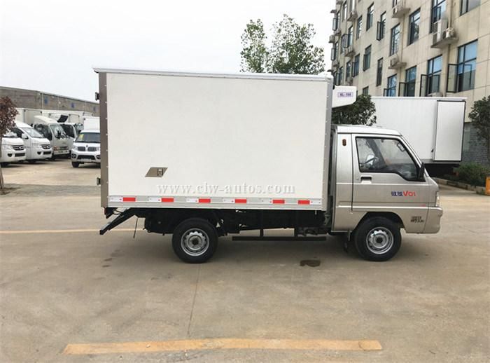China Factory Foton Mini Light Duty Sea Food/Ice Cream Refrigerated Truck