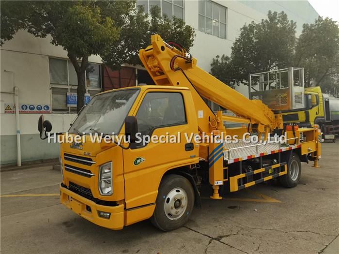 Jmc 21meters Telescopic Aerial Platform Truck Man Lift Working Truck for Street Light Repair