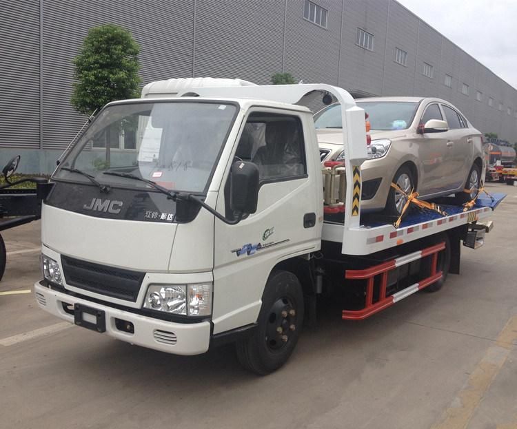 Chinese Factory Supplied Jmc 4X2 2 to 3 Ton Small Wrecker Tow Truck for Sale with Low Price