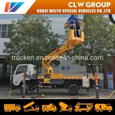 22m/24m/26m/28m Fruits Pick up Truck Electric Mobile Boom Lift Cherry Picker with Aerial Work Platform Truck