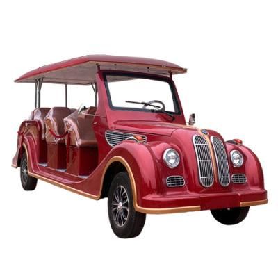 Cheaper Vintage Model 12 Seats Electric Cars Sightseeing Bus for Good Service