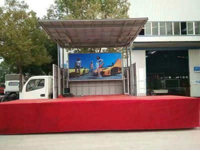 Factory Supply Big Road Show Vehicle LED Advertising Truck Mobile Stage Trailer Truck