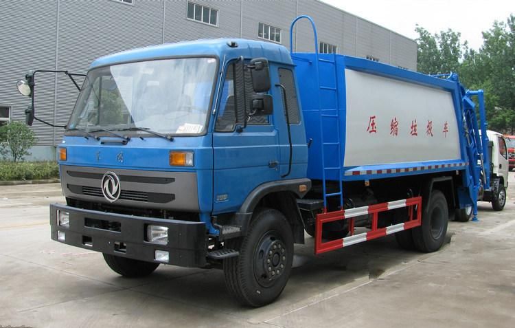 Dongfeng 4X2 Used 12m3 Refuse Compactor Truck, Compressed Refuse Truck for Sale