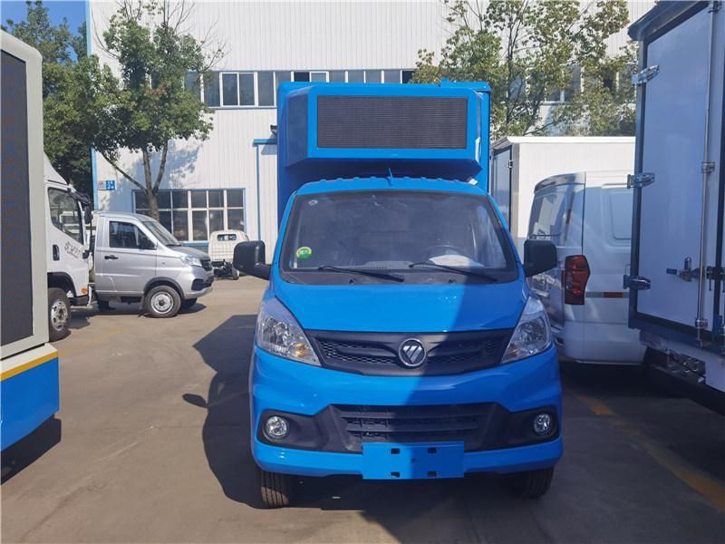 Good Quality Foton 4X2 Type Full Color Small Billboard Advertising Truck Advertising