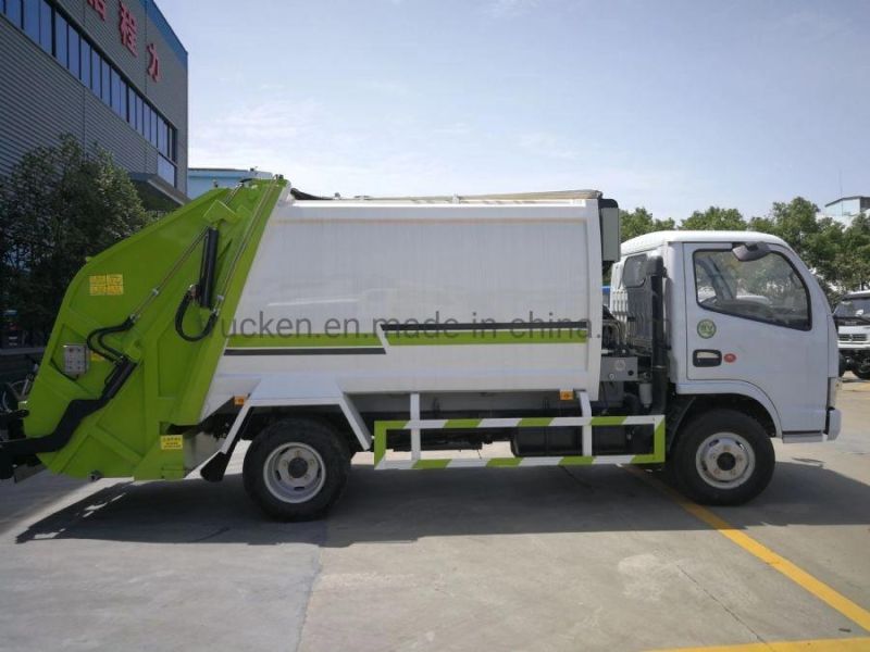 Dongfeng Rear Loader Trash Management 5m3 Garbage Compactor Truck with Factory Price