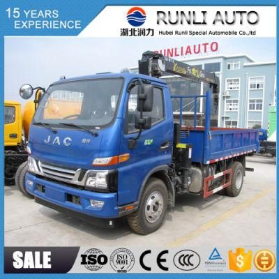 JAC 4X2 Used 3 Ton Crane Truck for Sale with Factory Price