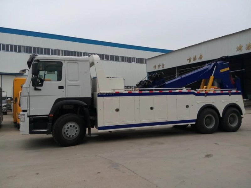 HOWO 6X4 20ton Tow Wrecker Truck Road Rescue Vehicle