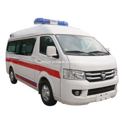 Cheapest China Right Hand Drive Left Hand Foton G7 G9 Diesel or Gasoline Ambulance for Sale