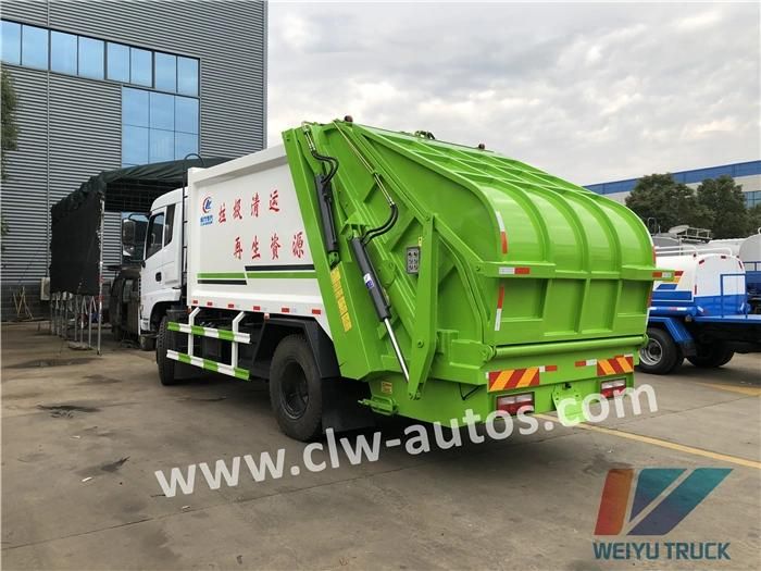 Dongfeng 4X2 10 Cubic Meters 8tons 8t 10cbm Compactor Garbage Refuse Vehicle Compression Refuse Truck for Sale