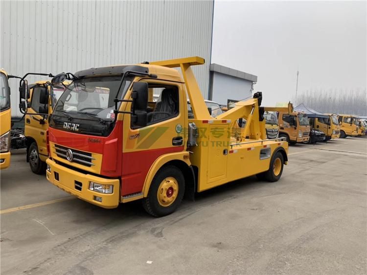 4tons Recovery Tow Truck Dongfeng 120HP 4t Road Wrecker Towing Car for Sale