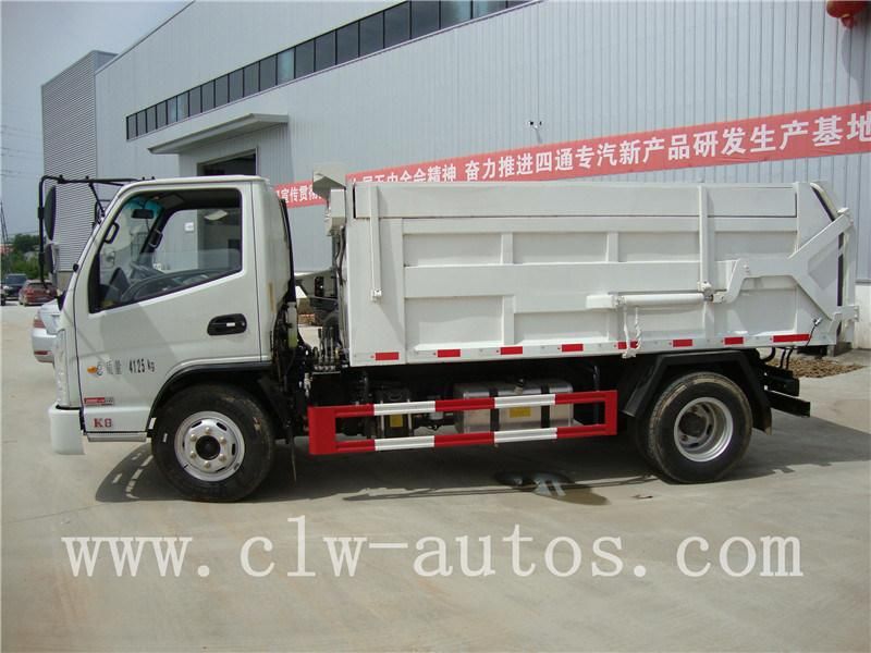 Dongfeng Brand 5 Cubic Meters 4*2 with Garbage Bucket Dump Garbage Truck