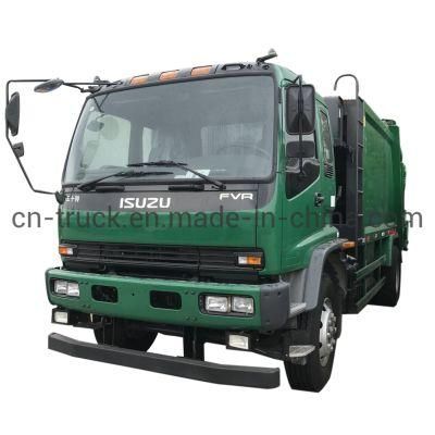 Isuzu 12cbm 10cbm 12ton Rear Loader Trash Garbage Compactor Truck