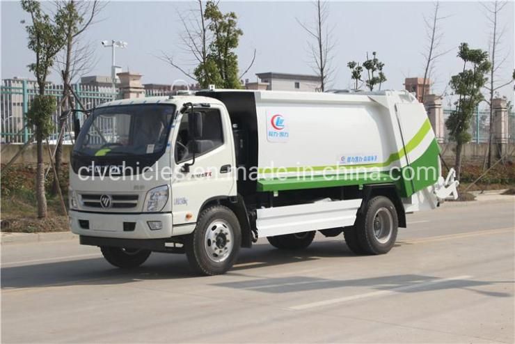 Foton 4X2 8000L (6ton) Refuse Compactor Garbage Compression Truck