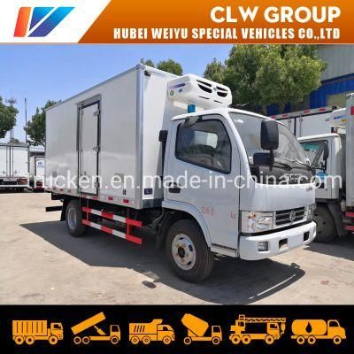 Dongfeng Refrigerated Van Truck Freezer Container Body for Meat Vegetable Transport