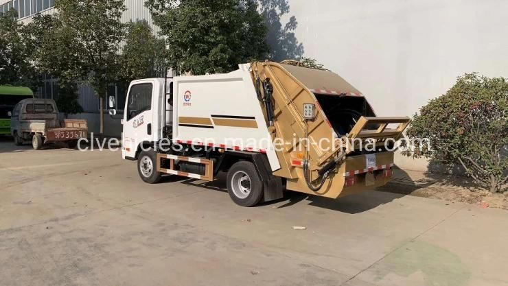 FAW 4X2 4000L Mini Waste Refuse Compressed Garbage Compactor Truck