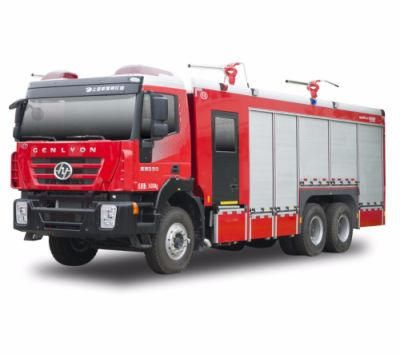Ivec 6X4 10wheels 10m3 12m3 Water Foam Tank Fire Fighting Vehicle