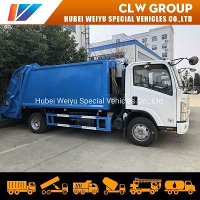 Hot Sale Japanese Isuzu 4*2 5m3 5cbm Self Compressed Waste Removal Vehicles 4t 5tons Compactor Garbage Truck